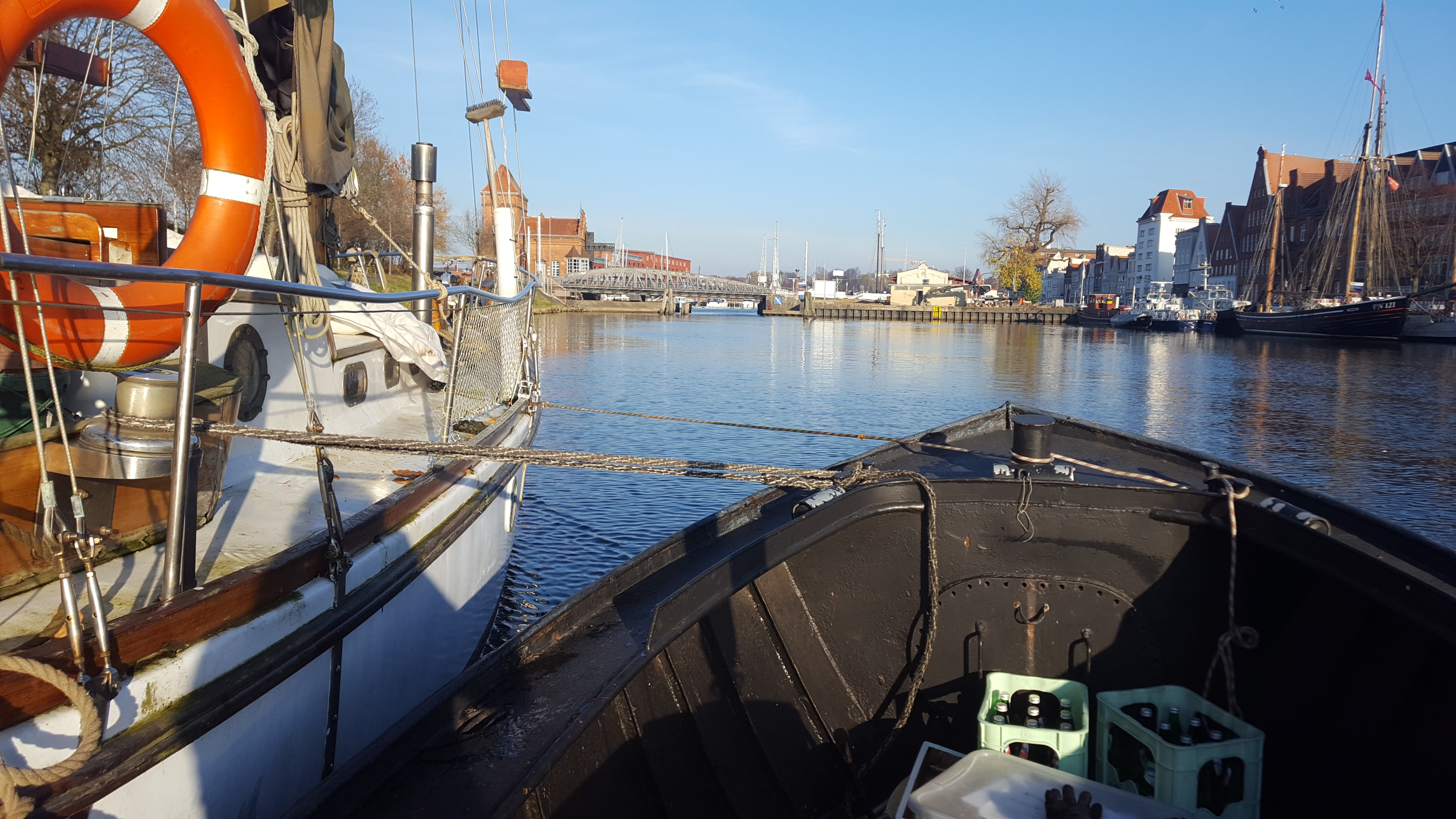 A winterly trip to the shipyard in Rødbyhavn